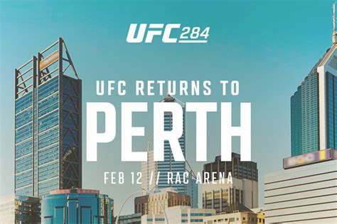 what time is ufc 284 in perth